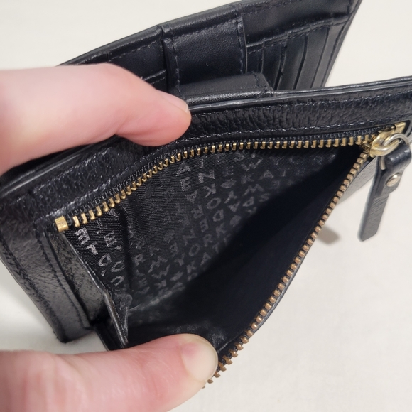 Kate Spade Tellie Wallet, Black Leather & Gold Hardware - Picture 10 of 16